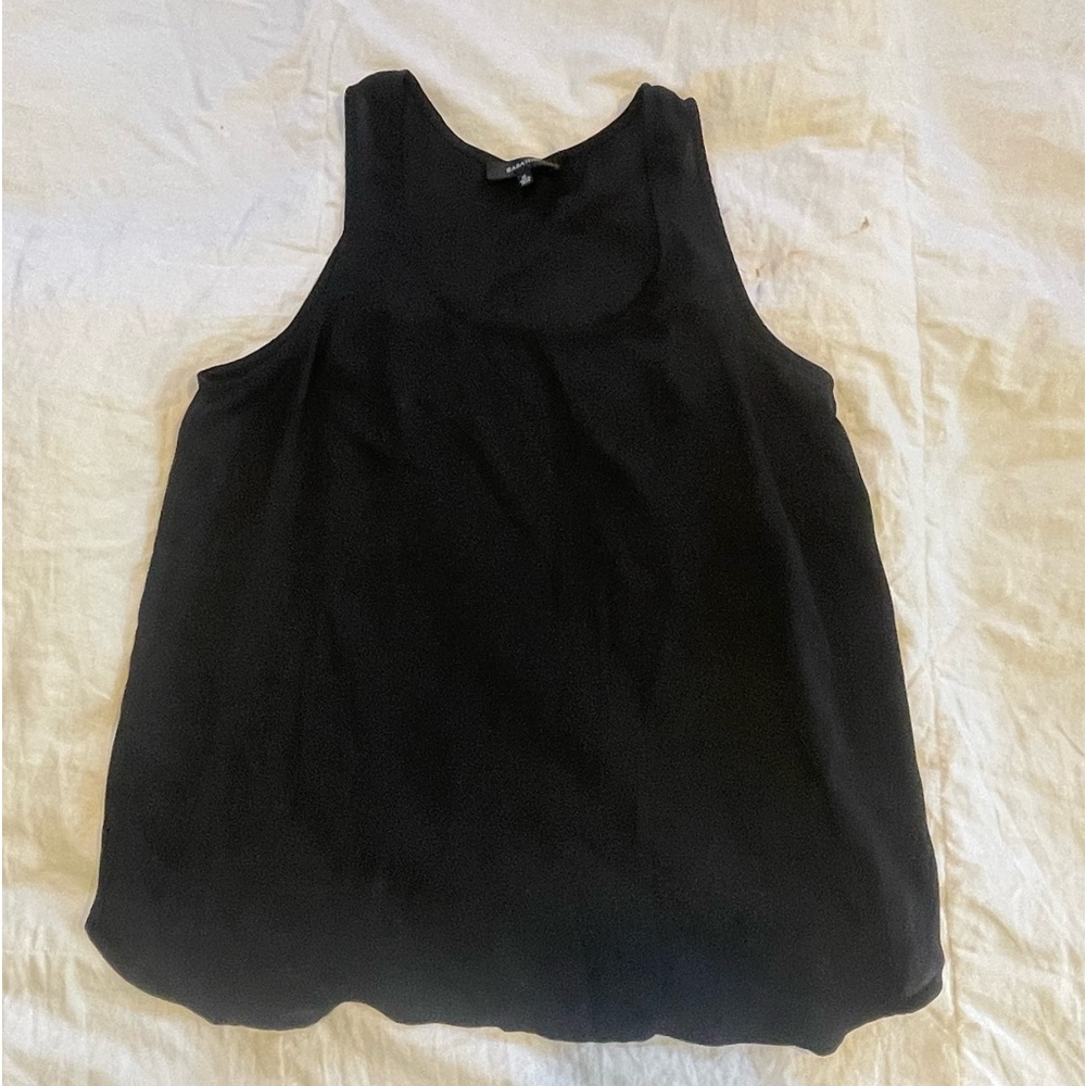 Babaton black sill tank blouse. XS